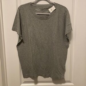 J. Crew Heather Gray Short Sleeve Tee